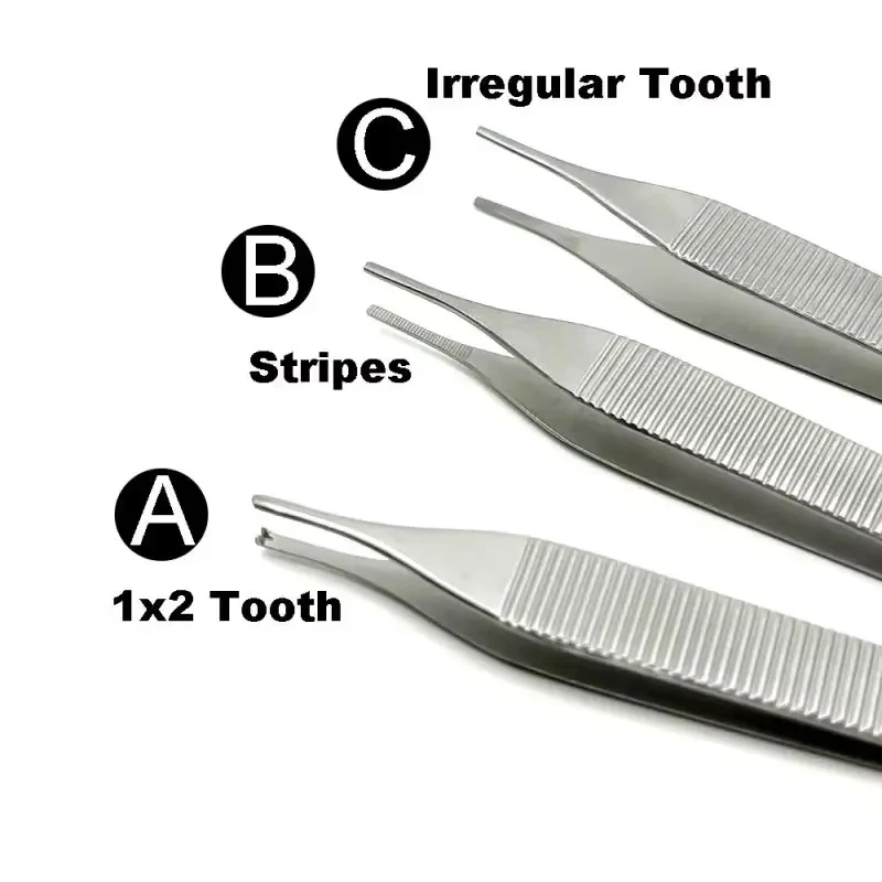 

Professional Dental Tissue Forceps Stainless Steel Tooth Extraction Hemostat Tweezer for Oral Surgery & Clinic