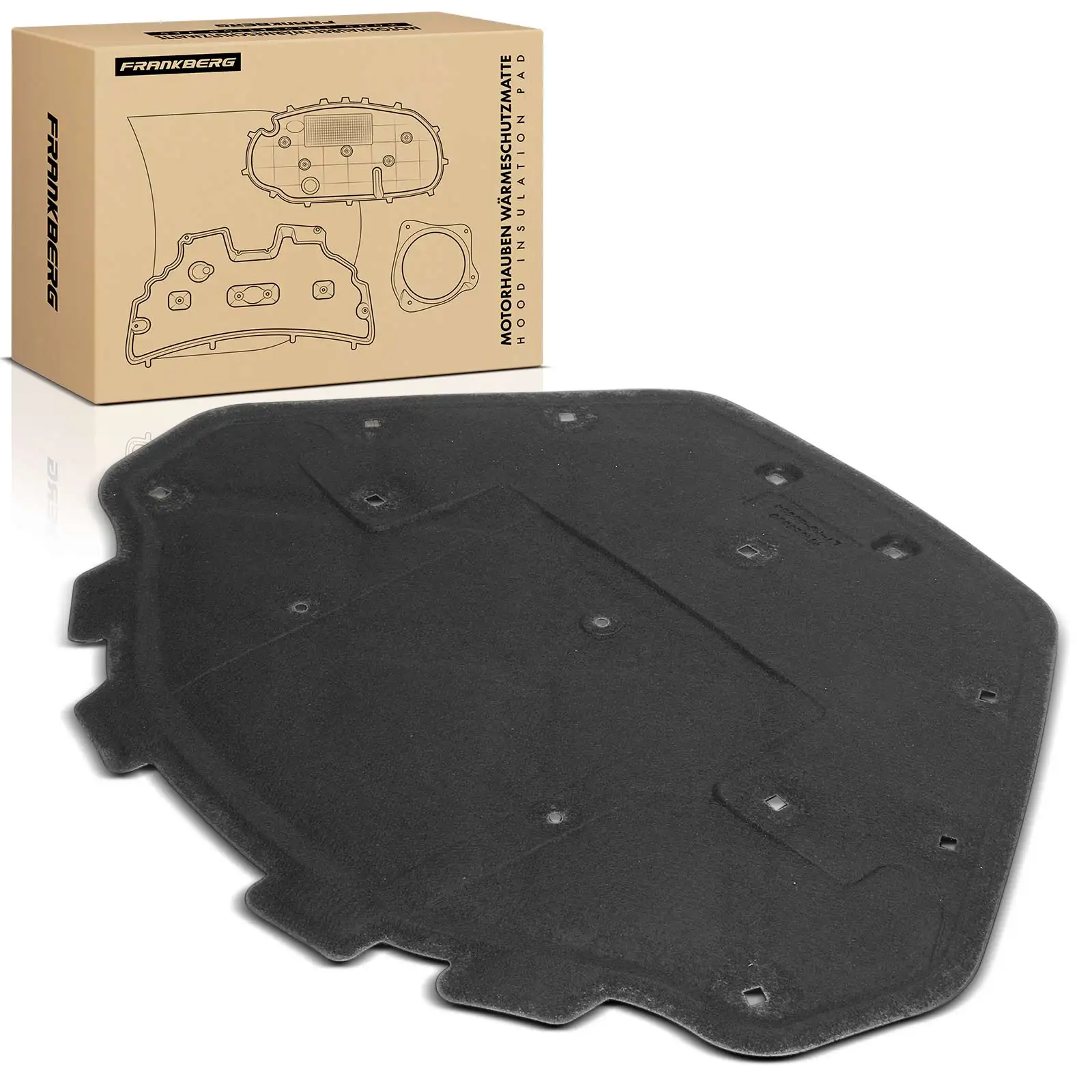 Frankberg 1x Isolatiemat motorkapisolatie voor Porsche Panamera Sport Turismo 971 2016-2023 971863650