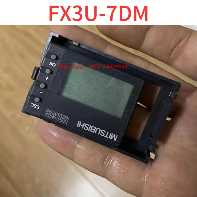 Second-hand The PLC communication module FX3U-7DM has good functions