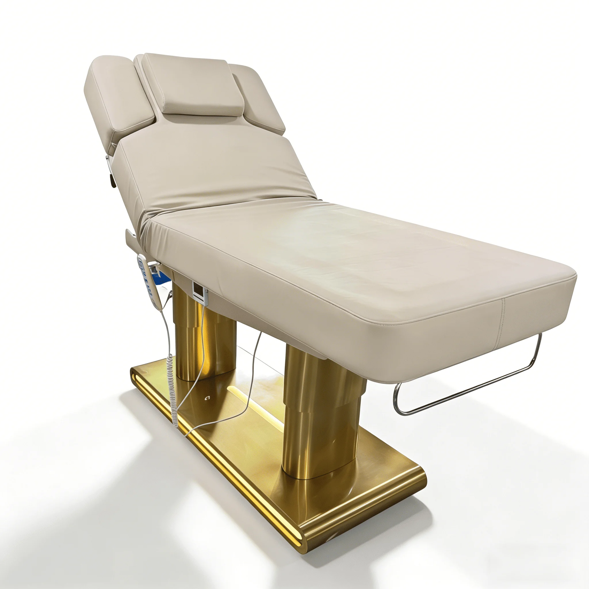Professional Heating Electric 4 Motor Aesthetic Medical Examination Chair Spa Massage Lash Table Cosmetic Facial Beauty Bed