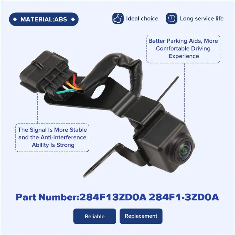 PHILE-Front View Parking Assist Camera Assembly 284F13ZD0A 284F1-3ZD0A For Nissan Armada 2017-2021 Patrol Y62 New