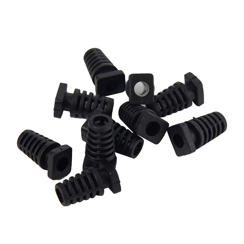 10pcs 4.1mm Cable Gland Connector Rubber Strain Relief Cord Boot Protector Wire Cable Sleeve For Power Tool Cellphone Charger