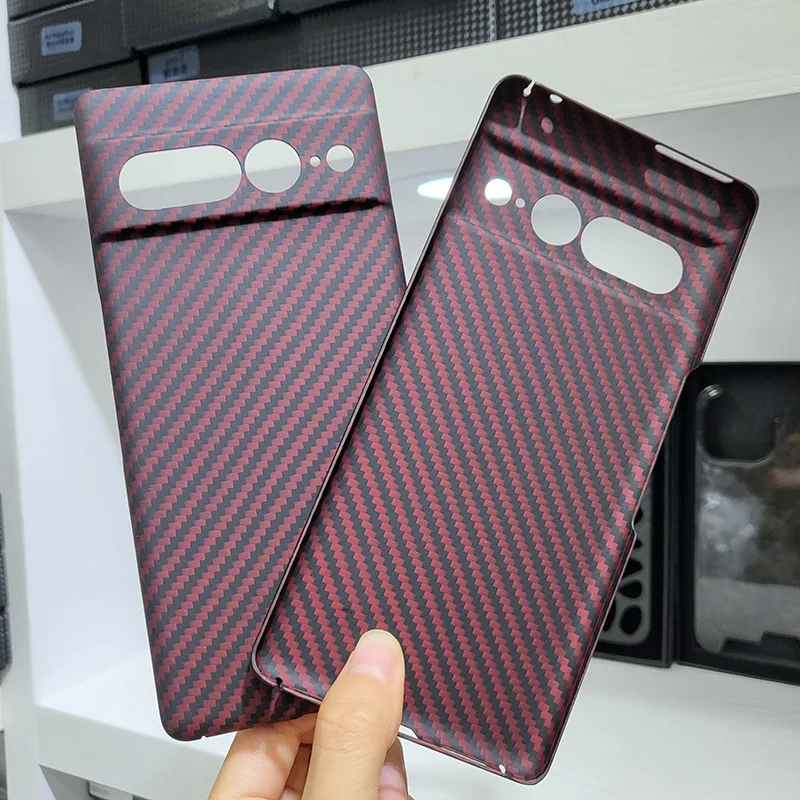 Настоящий весь защитный чехол из углеродного волокна для Google Pixel 7 Pro, высококачественный ультратонкий защитный чехол из арамидного волокна для телефона