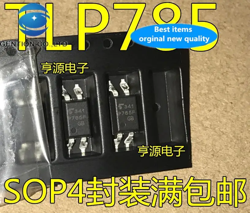 100 stücke 100% orginal neue TLP785 TLP785GB P785 P785F SMD SOP4 Transistor Optokoppler IC