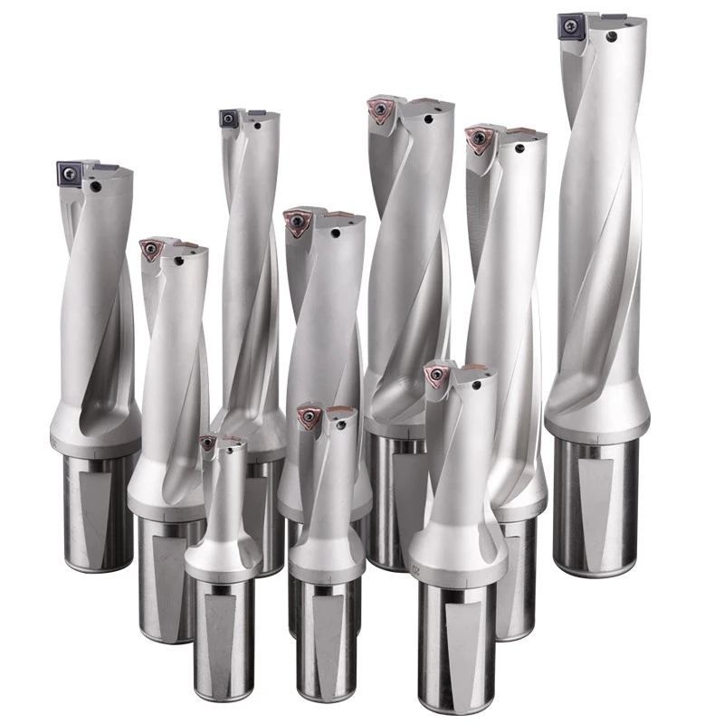 Serie WC-mordeduras de taladro de Metal, taladro Inser de 13mm-50mm de profundidad, taladro rápido 2D 3D 4D, maquinaria de perforación en U Indexable, tornos, CNC