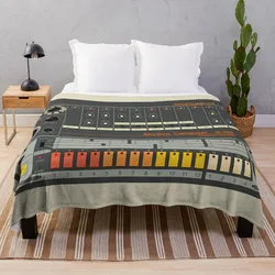 Roland TR-808 Rhythm Composer Throw Blanket Blanket For Travel Light Thin Blanket