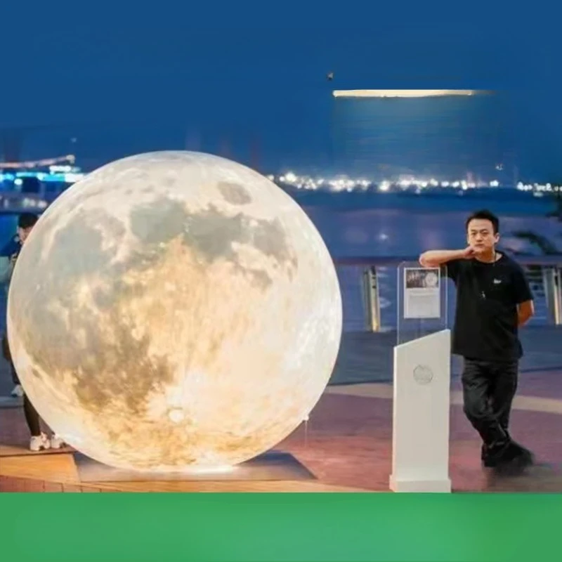 Park square creative design moon atmosphere decorative lamp y