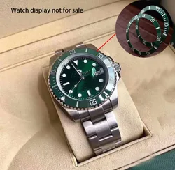 Suitable for Rolex green water ghost bezel scale ring black water ghost watch ceramic bezel outer ring accessories