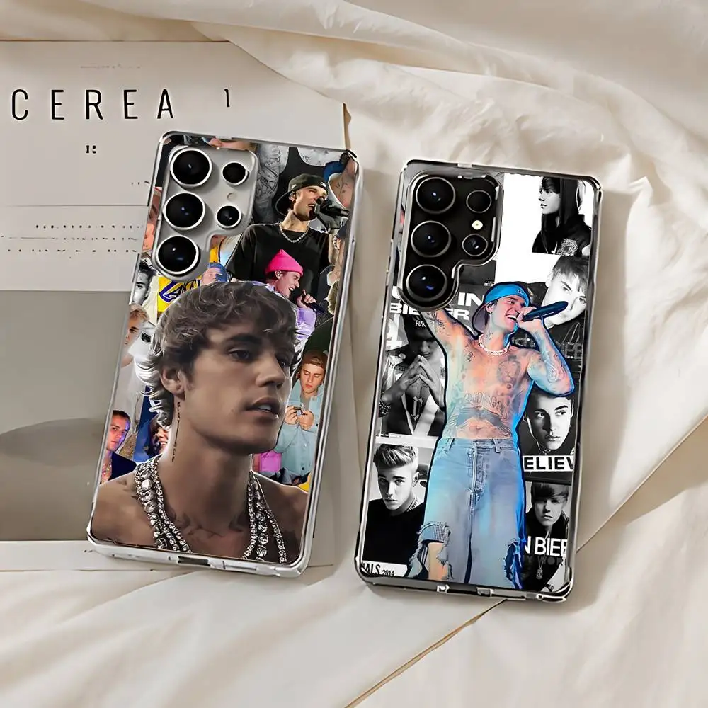 Fashion J-Justin B-Bieber Phone Case For Samsung Galaxy S21 S22 S23 S24ULTRA S25ULTRA FE Ultra Plus5G A52S S26 Shockproof Cover