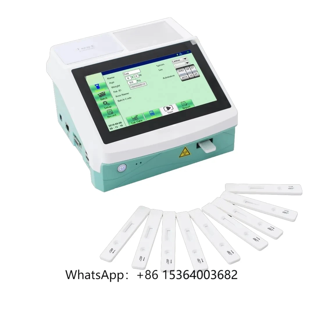 

Reusable Pet Vet Clinic Hospital Automatic Progesterone Hormone Rapid Test Analyzer POCT Fluorescence Immunoassay Quantitative