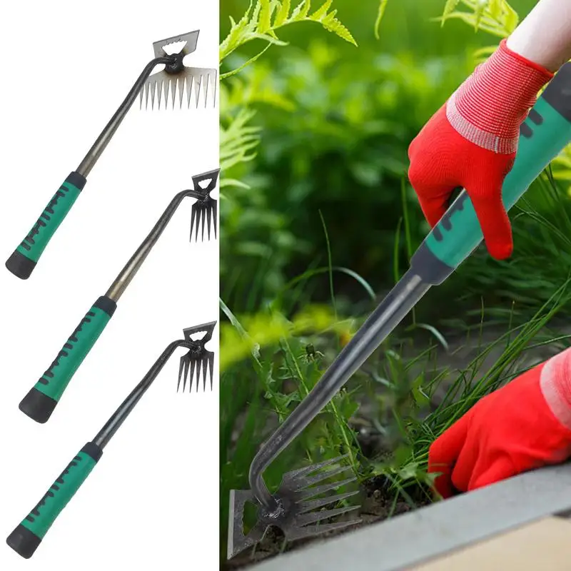 Imagem -02 - Ferramenta Manual Removedor de Ervas Daninhas Enraizamento de Grama Extrator de Jardinagem Solto em 1