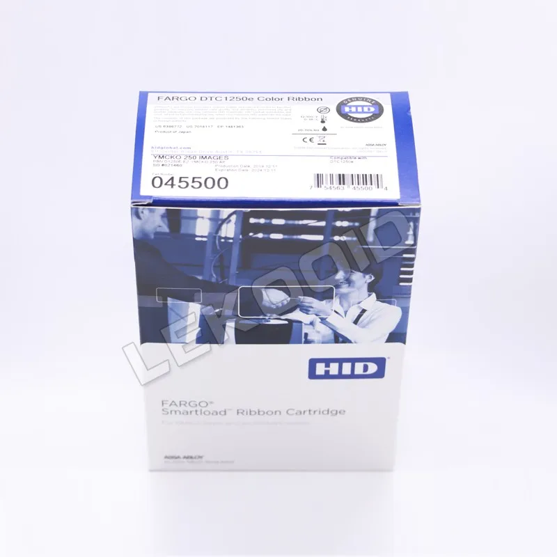 HID Fargo 45500 Color Ribbon DTC1250e Smart ID Card Printer 045500 YMCKO RIBBON