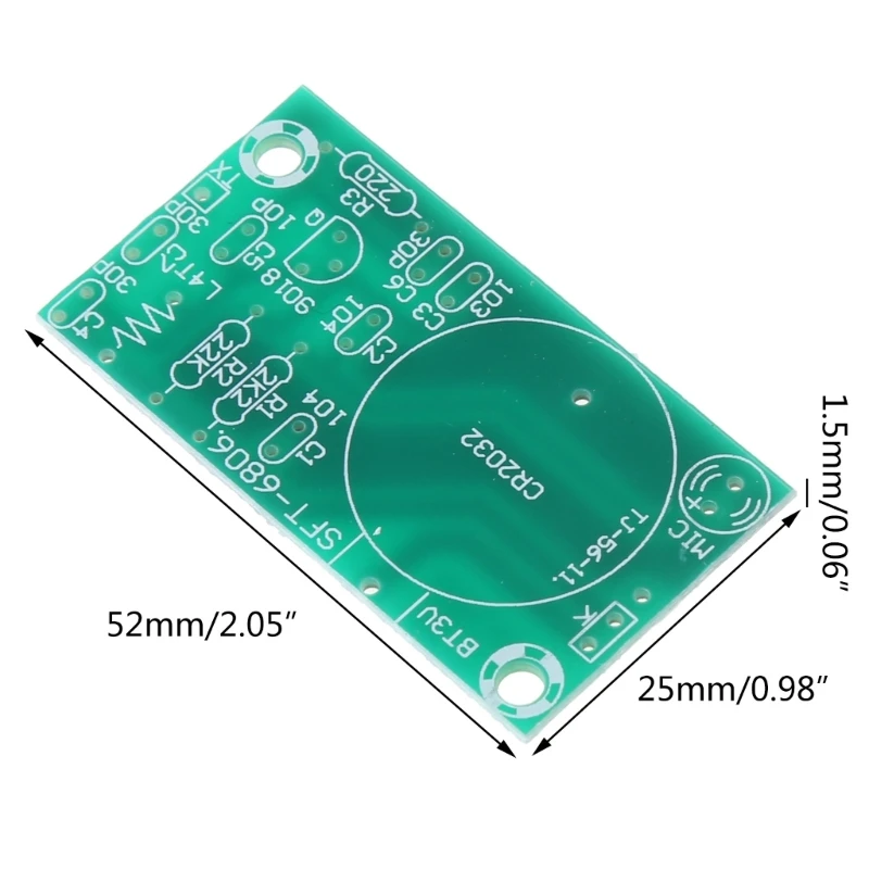 entrenamiento electrónico piezas micrófono inalámbrico FM DIY Simple caliente