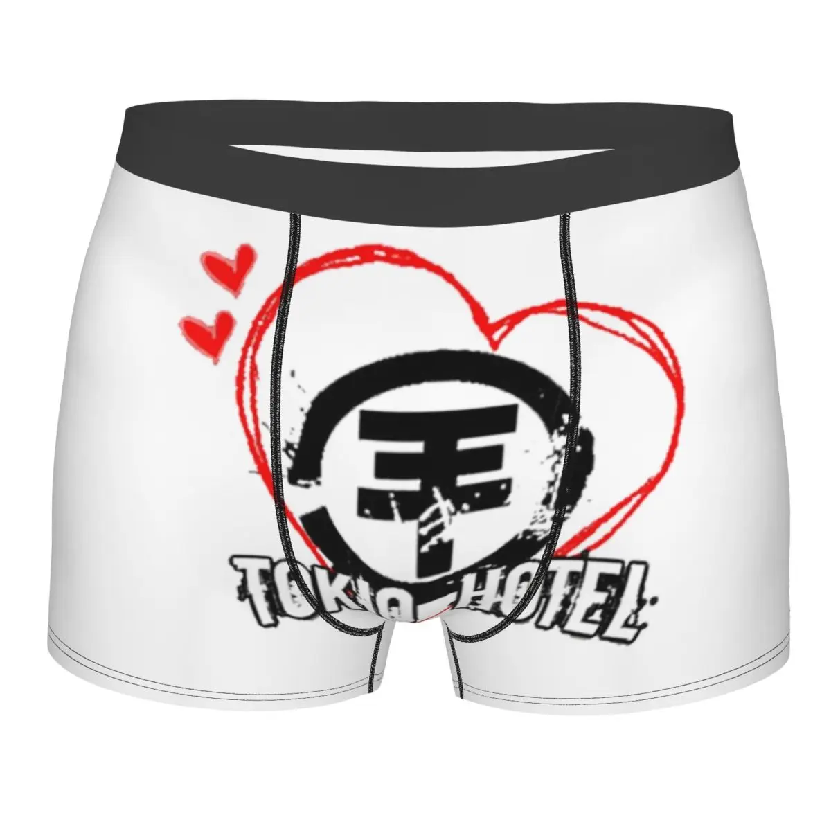 Custom Tokio Hotels Heavy Metal Pop Rock Underwear Men Breathbale Boxer Briefs