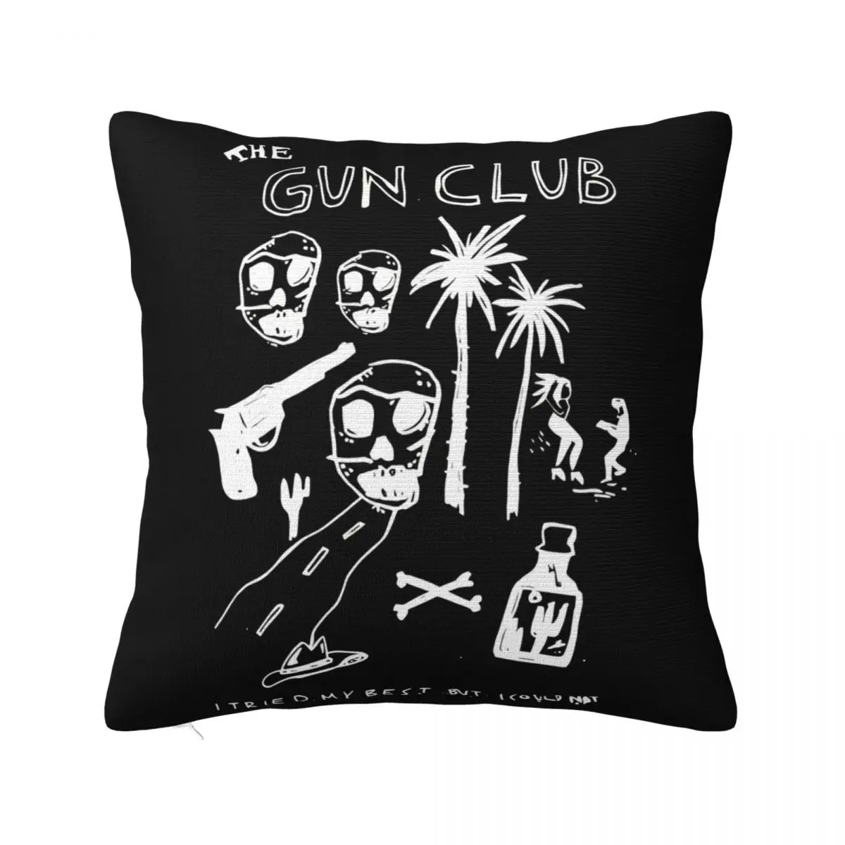 The Gun Club Hardcore Punk Band Gift Home Decorative Cushion Cushion Cover 45*45 Pillow Case Pillow Cover