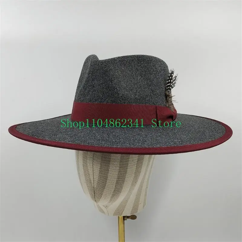652F Halloween Decoration Hat Dancing Party Performances Hat Fancy Stylish Hat for Beach Vacations and Casual Outings