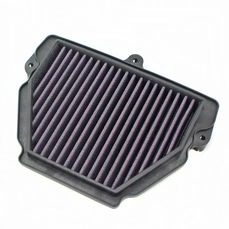A96E-Motorcycle Air Filter Cleaner Engine Replacement High Flow Non-Woven Fabric Air Intake Filter For 675NK 675R