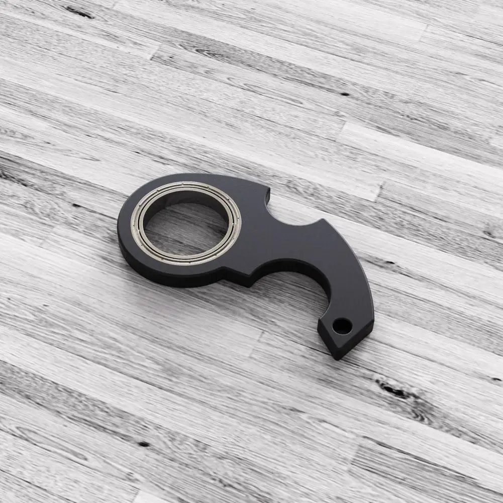 Porte-clés Fidget Spinner EDC, Écologique, Bout des Doigts, Jouet de Poche, Nouveauté