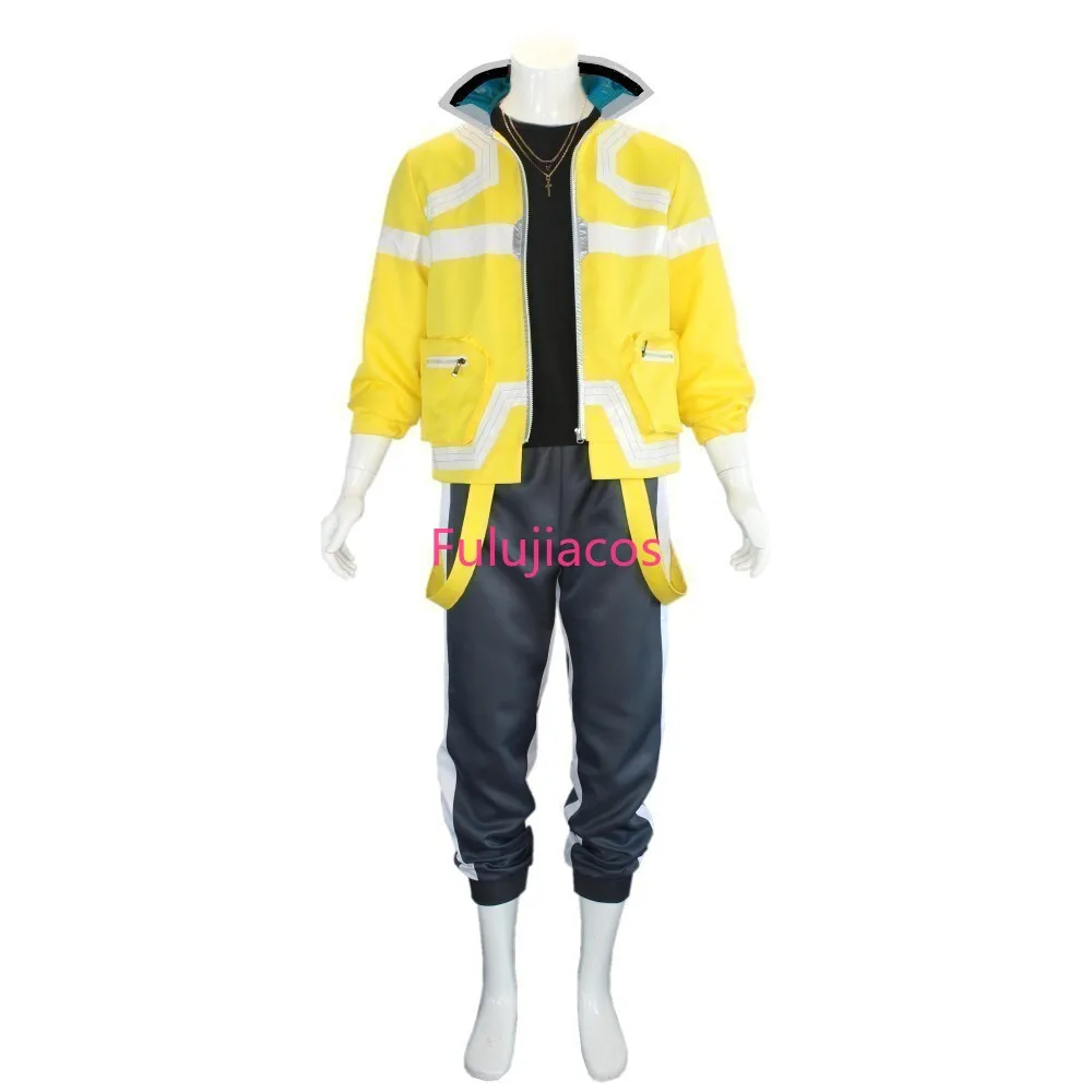 

Anime David Cosplay Costume Yellow Jacket