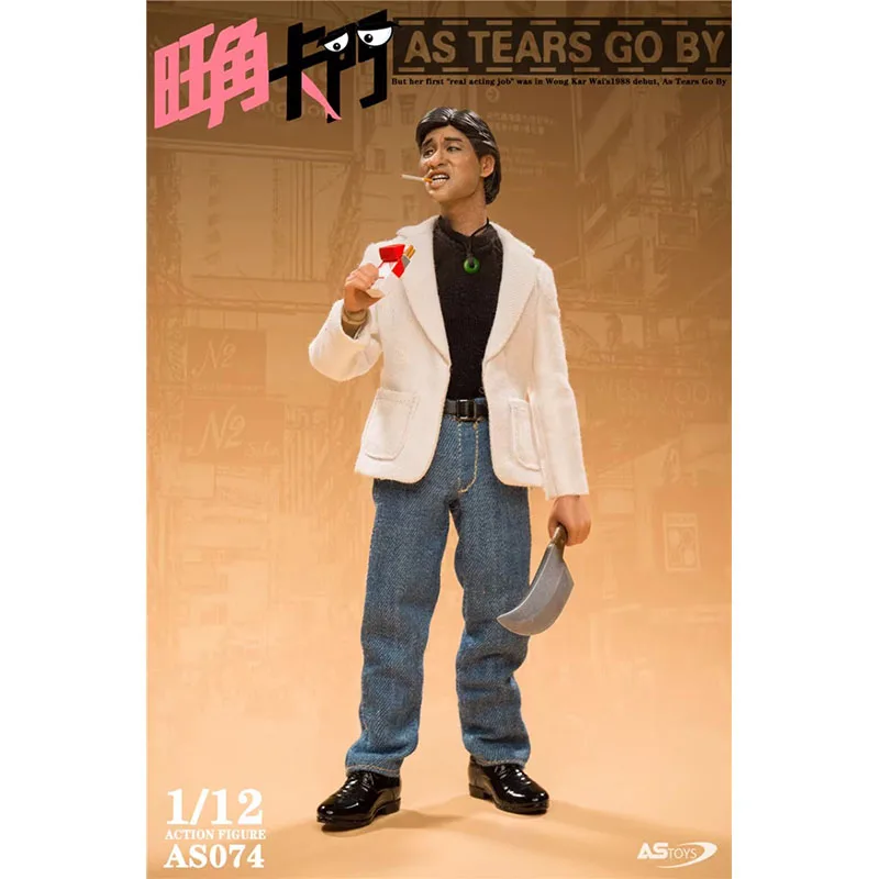 In Stock Original ASTOYS AS074 1/12 Asian Singing God Jacky Cheung Movie Character Model Art Collection Toy Gift