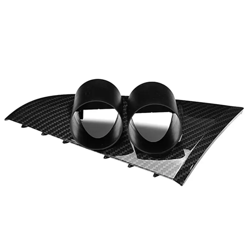 

A76T-52MM Car Carbon Fiber Twin Double Gauge Meters Holder For Ford Falcon BA BF 02-11