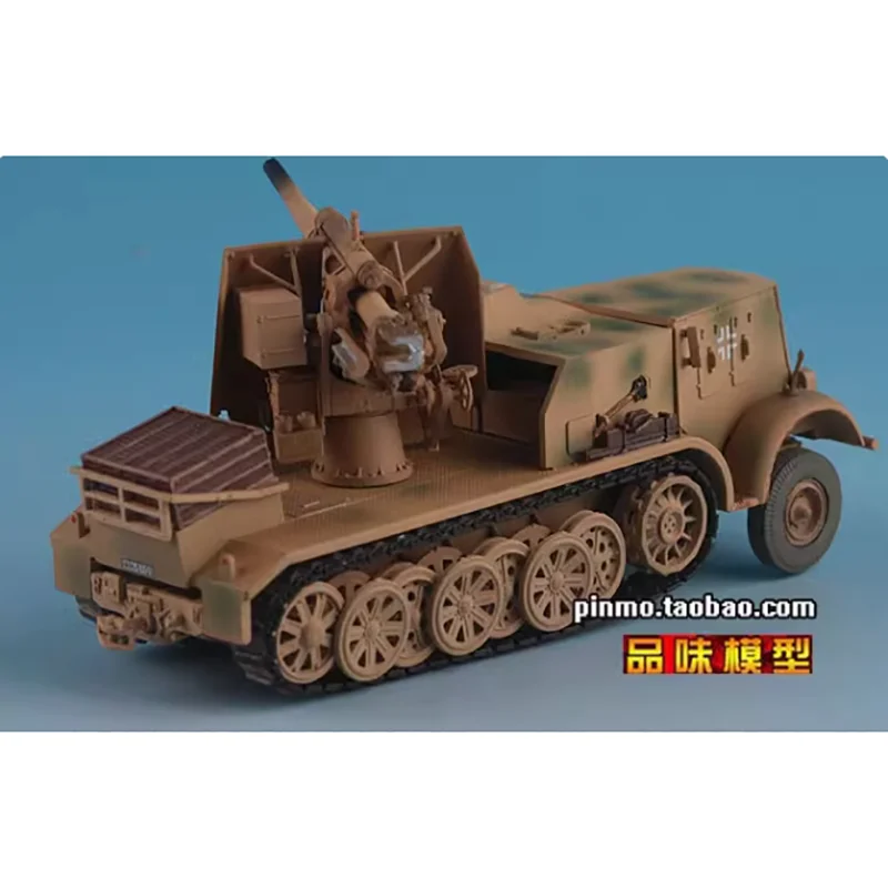 PMA Diecast 1/72 Skala Sd.kfz.8 DB9 Pojazd półgąsienicowy z 88 działami przeciwlotniczymi Pojazd bojowy Model kolekcji zabawek