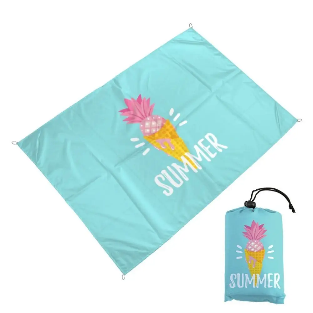 초박형 포켓 캠핑 매트 휴대용 경량 미니 피크닉 매트 모래 방지 접이식 야외 포켓 피크닉 담요 여행