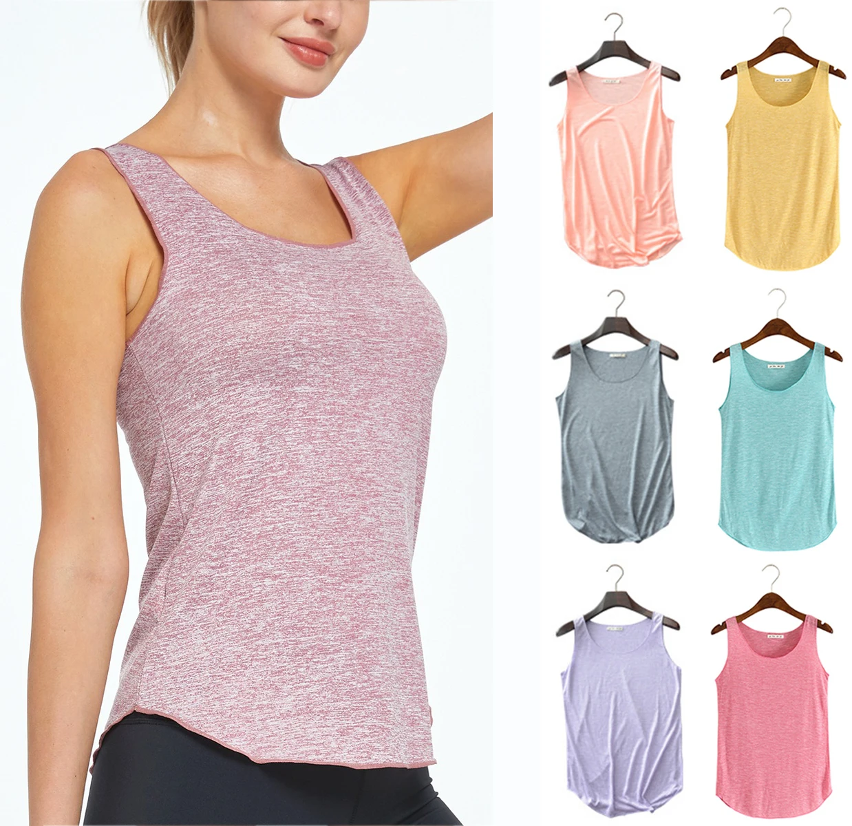 Summer Plus Size Loose Top Women tanks & camis U Neck Sleeveless T Shirt Cotton Vest Tank Top Tees Fitness Fashion Woman Clothes