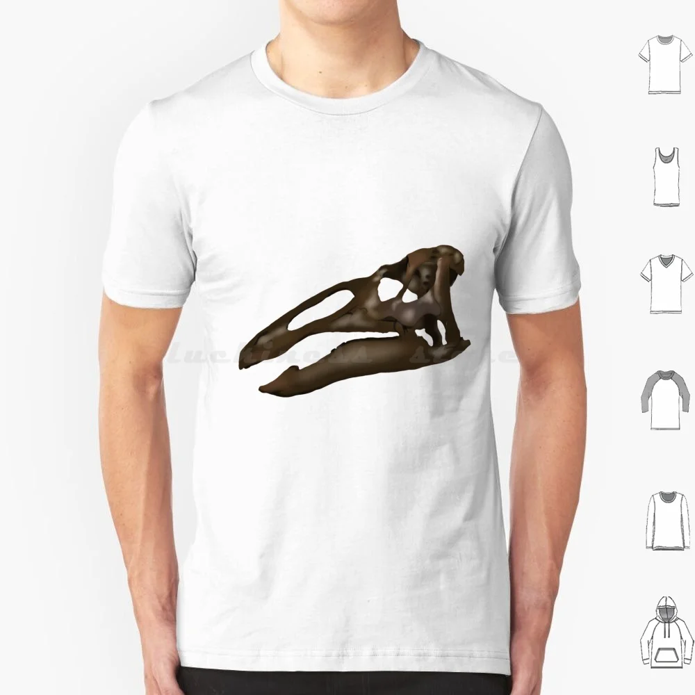 Edmontosaurus Skull T Shirt 6Xl Cotton Cool Tee Dinosaur Dinosaurs Edmontosaurus Edmontosaur Skull Bone Jaw Quadrate Jugal