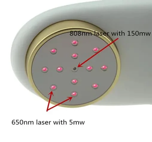 Handheld Red Light Therapy Pain Relief 808nm 650nm for Joint Arthritis Shoule Pain Neck Pain Soft Injuries