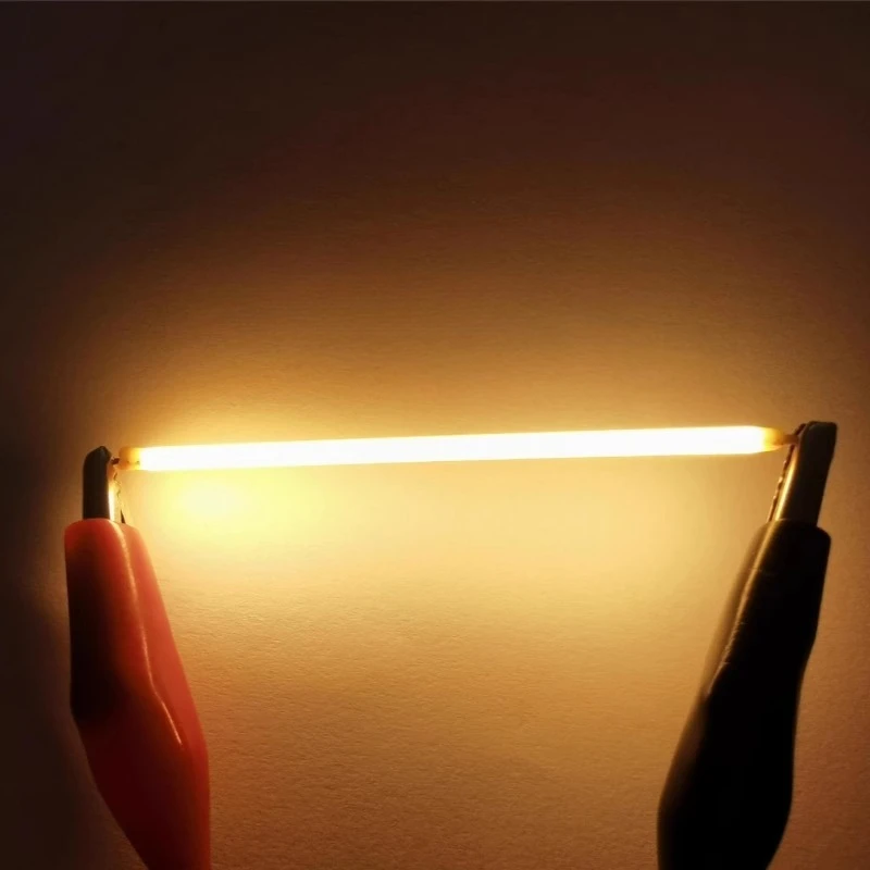 LED Warm Yellow DC3V Total Length 29mm Hard Filament Retro Anti-tungsten Filament Light Source Material Plastic DIY Accessories