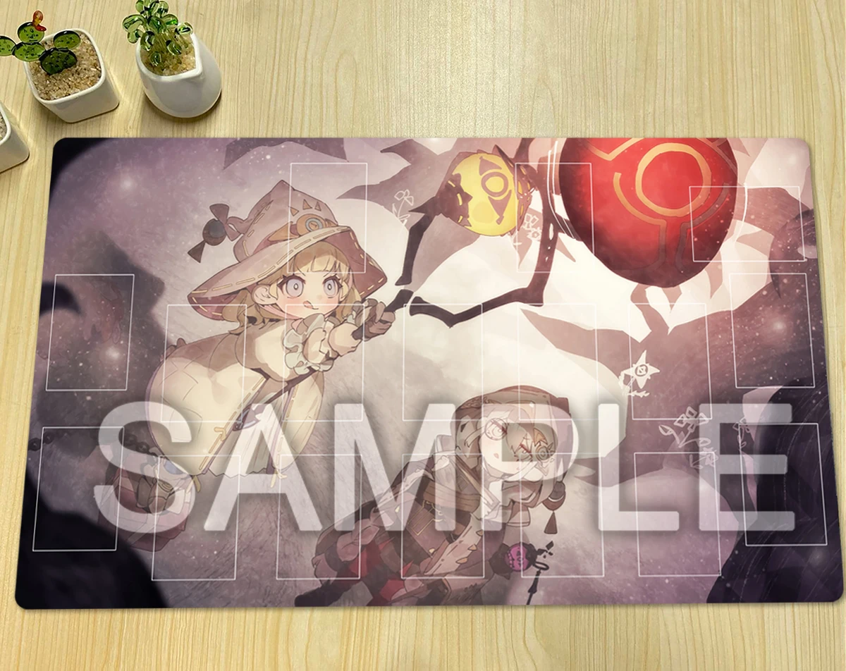 YuGiOh Asteria of The White WoodsTCG Mat Risette of The White Woods CCG Duel Pad Trading Card Game Mat Rubber Mousepad Free Bag