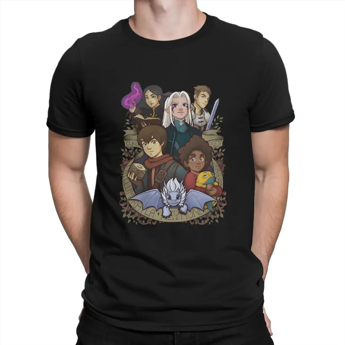 Camisetas de The Future King para hombre, camisa Crazy de dibujos animados del príncipe Dragón, manga corta, cuello redondo, Idea de regalo de algodón, Tops