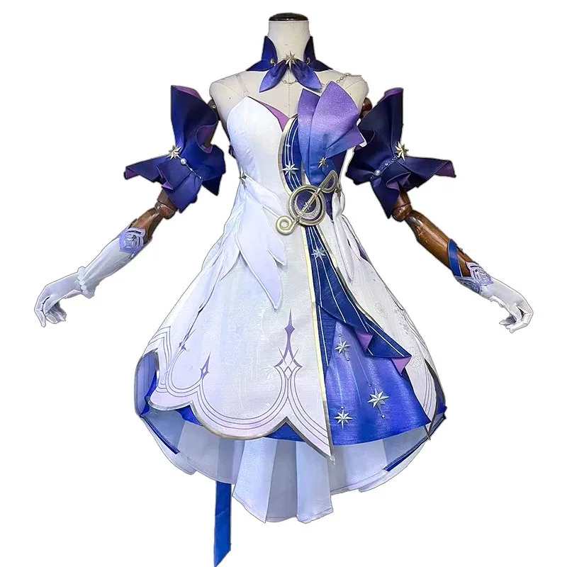 Gioco Honkai Star Rail ultimo Robin Cosplay Costume parrucca scarpe Miss Robin uniforme Halloween carnevale giochi di ruolo abiti Party Prop