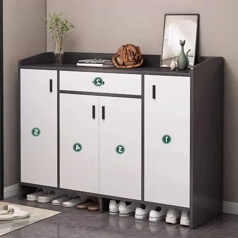 Decoration Modern Shoe Cabinets Luxury Nordic Wooden Organizer Safe Shoe Cabinets Storage Beauty Muebles Space Saving Furniture