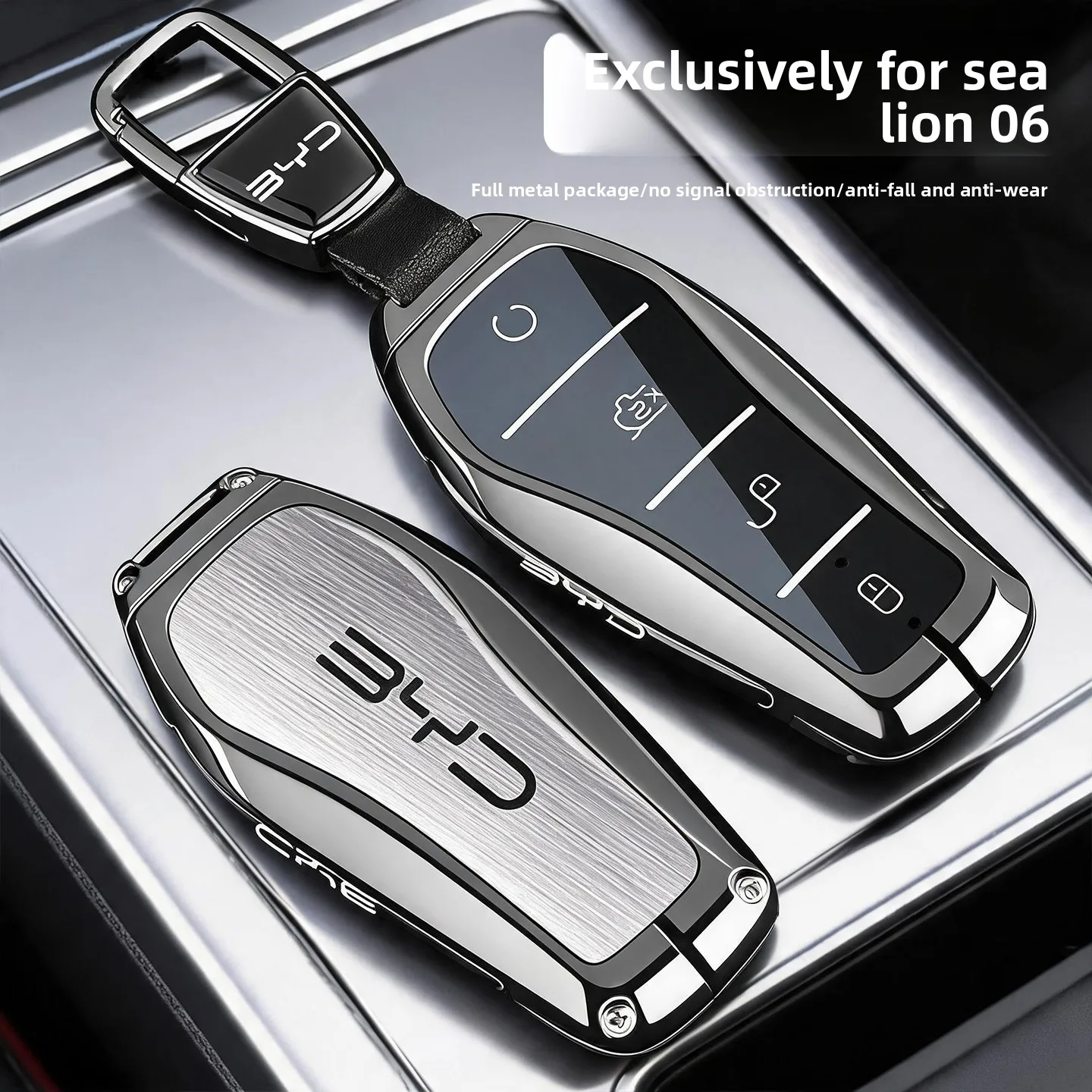 26 BYD HiLion 06EV keycases, 2026 HaiShi 06DMI dedicated high-end remote control metal shell buckle