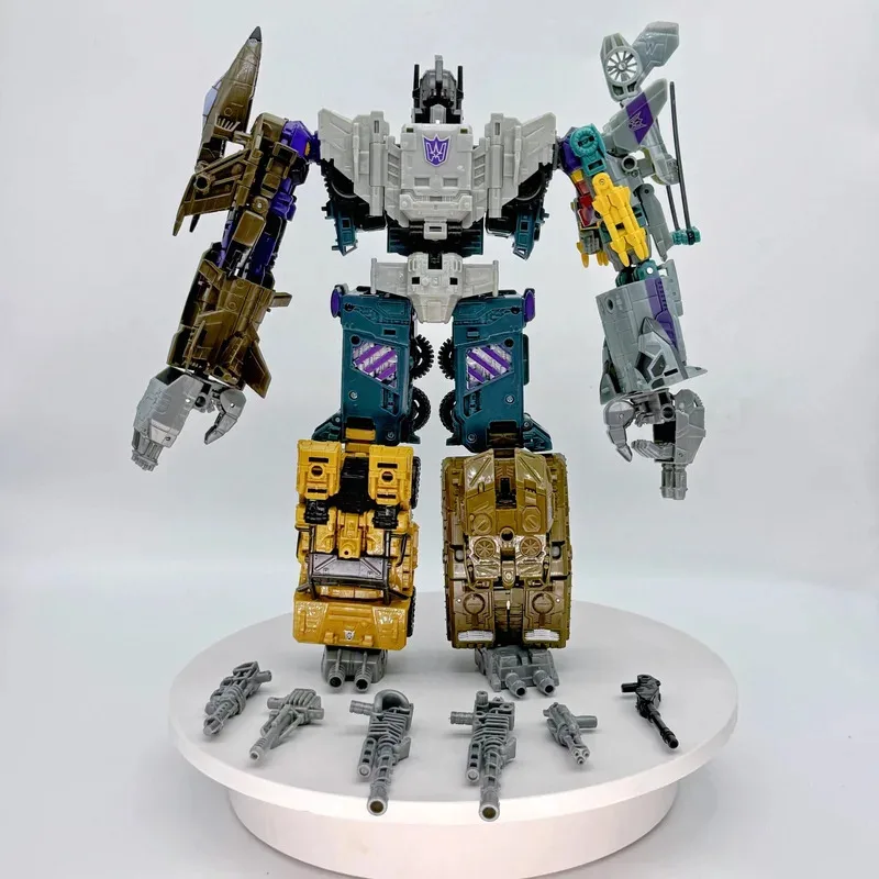 재고 있음 변환 Bruticus IDW 5 IN 1 상자 없음 세트 액션 피규어 로봇 장난감 KO Boys Gift