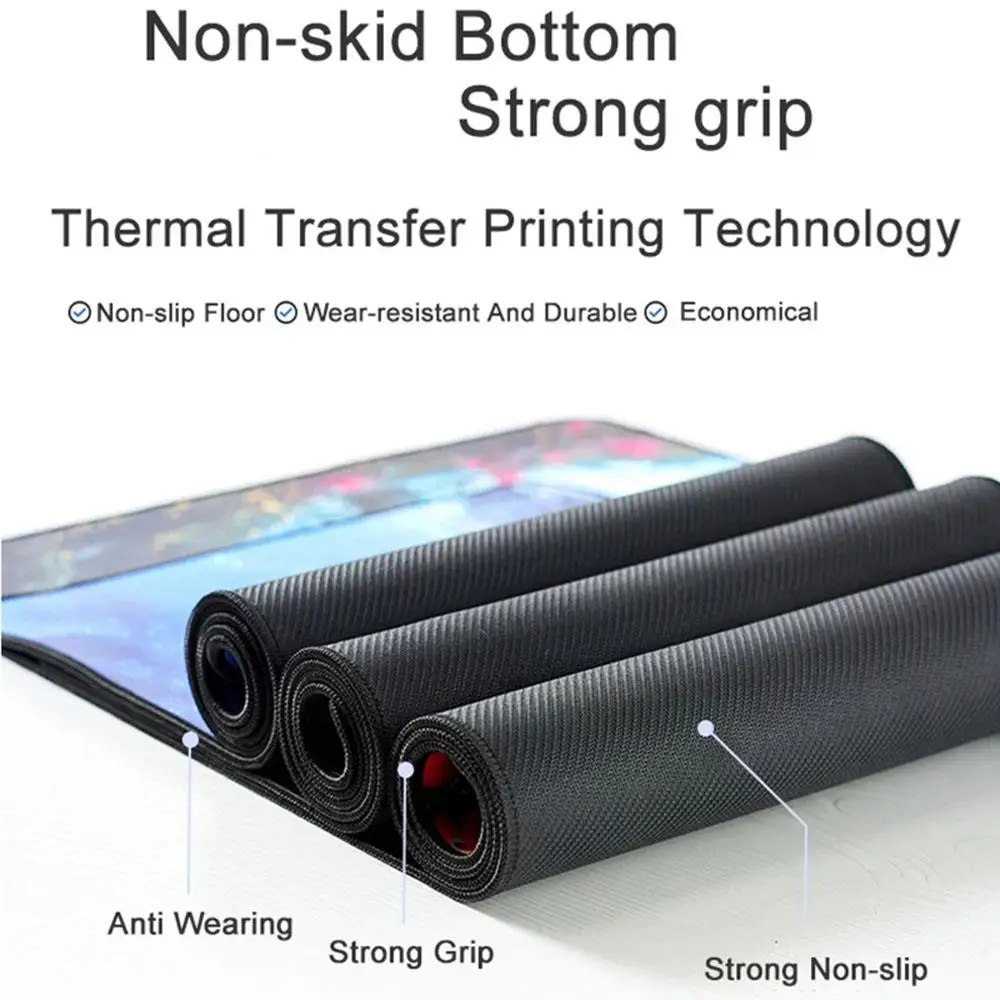 S-Superman-ES Mouse Pad Rubber Mat Laptop Xxl Mousepad Notebook Gamer Computer Table Gaming Accessories