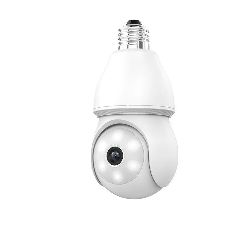 3MP 1296P  E27 Lamp Head Holder iCsee  APP Wireless PTZ IP Dome Camera Full Color Night Vision Home Security CCTV Baby Monitor