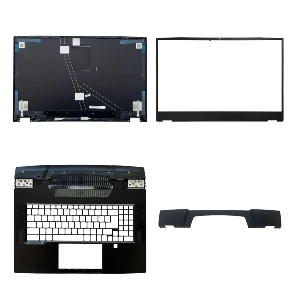 shell-titan-gt77-ms-17q1-17q2-laptop-lcd-screen-top-cover-screen-bezel-palm-rest-bottom-base-abcd-hinge-air-vent
