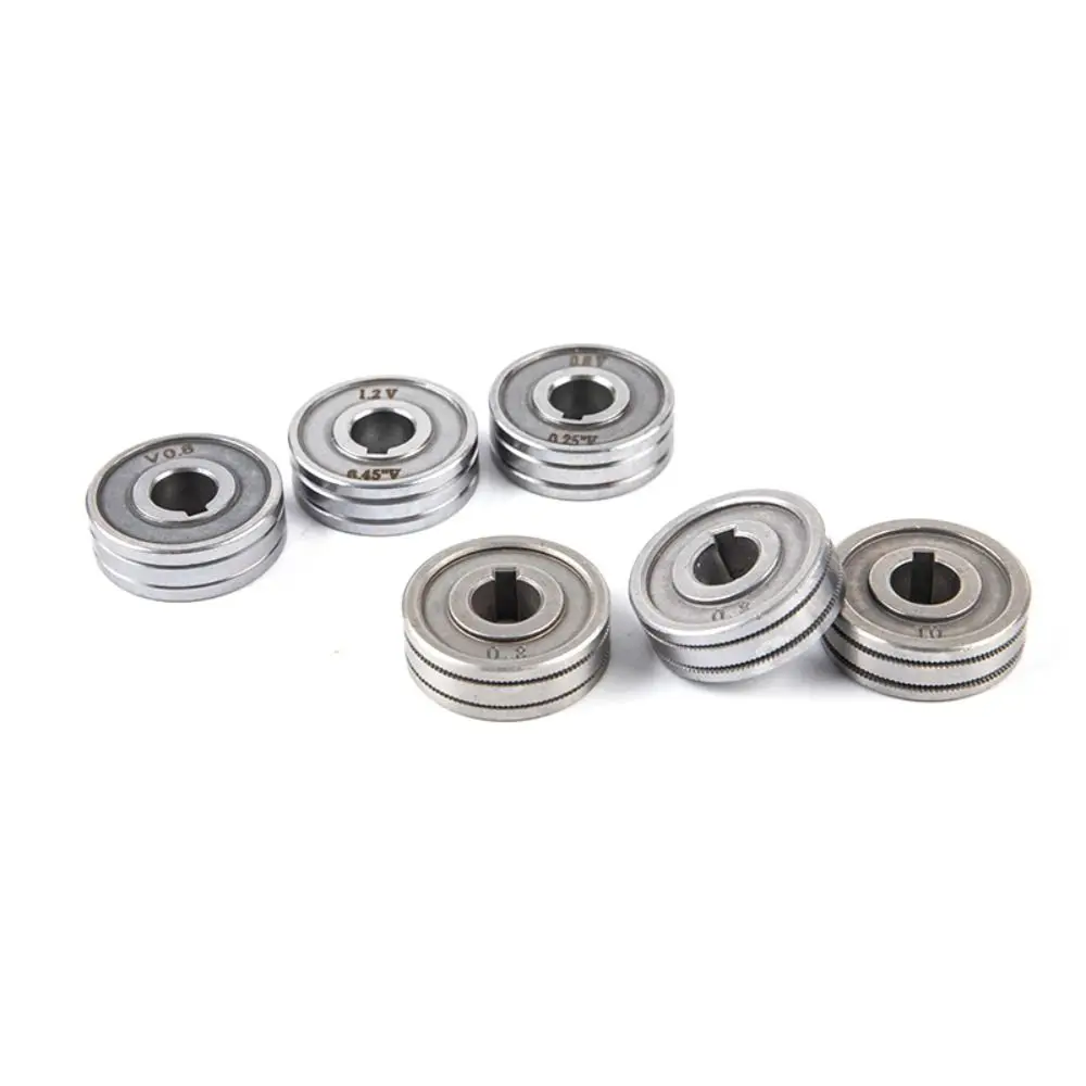 for Steel Aluminum Flux Cord Wire Soldering Supply Welding Wire Feeding Roller Knurl K V U Groove Drive Wheel MIG Wire Guide