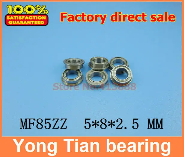 

NBZH bearing1000pcs/lot Free Shipping Wholesale Boutique Flange Ball Bearings MF85ZZ / LF850ZZ Size 5*8*9.2*2.5*0.6 Mm