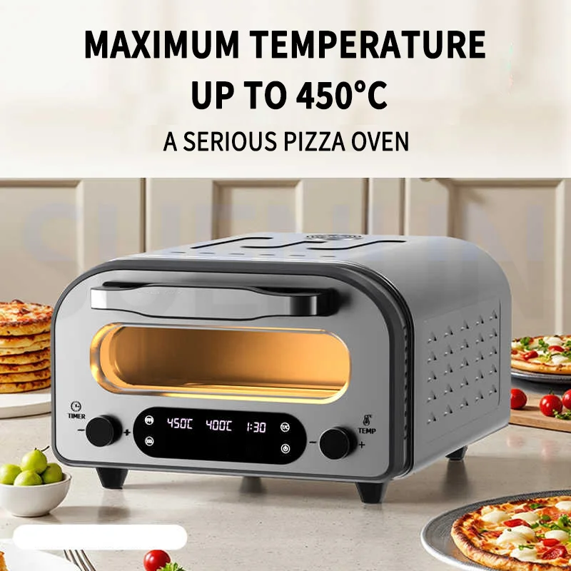 Horno para Pizza, horno para Pizza de alta temperatura, hornear Pizza, hornear pan, bollos para hornear, máquina para hornear multifuncional