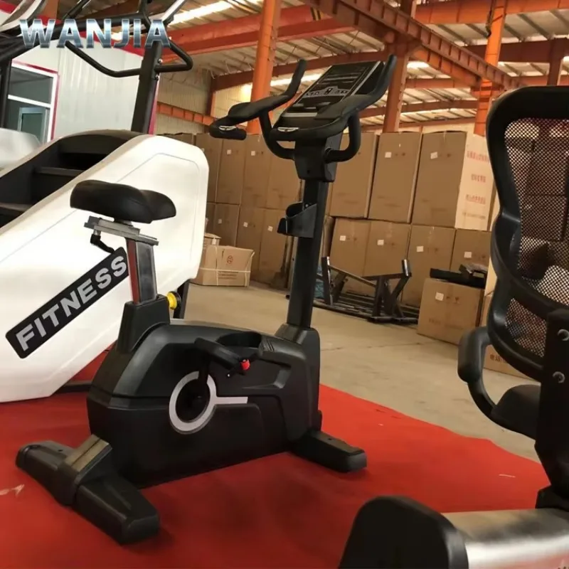 Magnetic Resistance Upright Bike With Heavy Duty Steel Frame And Oversized Pedals For Stable Cardio Training