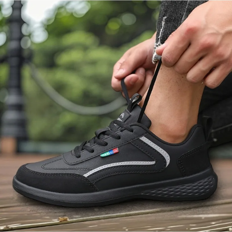 

Мужские прогулочные кроссовки, трендовая повседневная обувь, итальянские дышащие мужские кроссовки для отдыха, летняя нескользящая обувь, мужская вулканизированная обувь