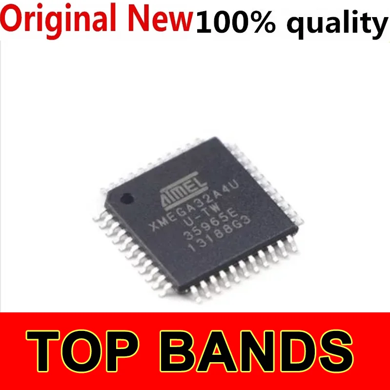 ATXMEGA32A4U-AU -MH 32A4-AU ATMEGA32U4-MU QFP QFN44 IC Chipset, original, novo, 5pcs