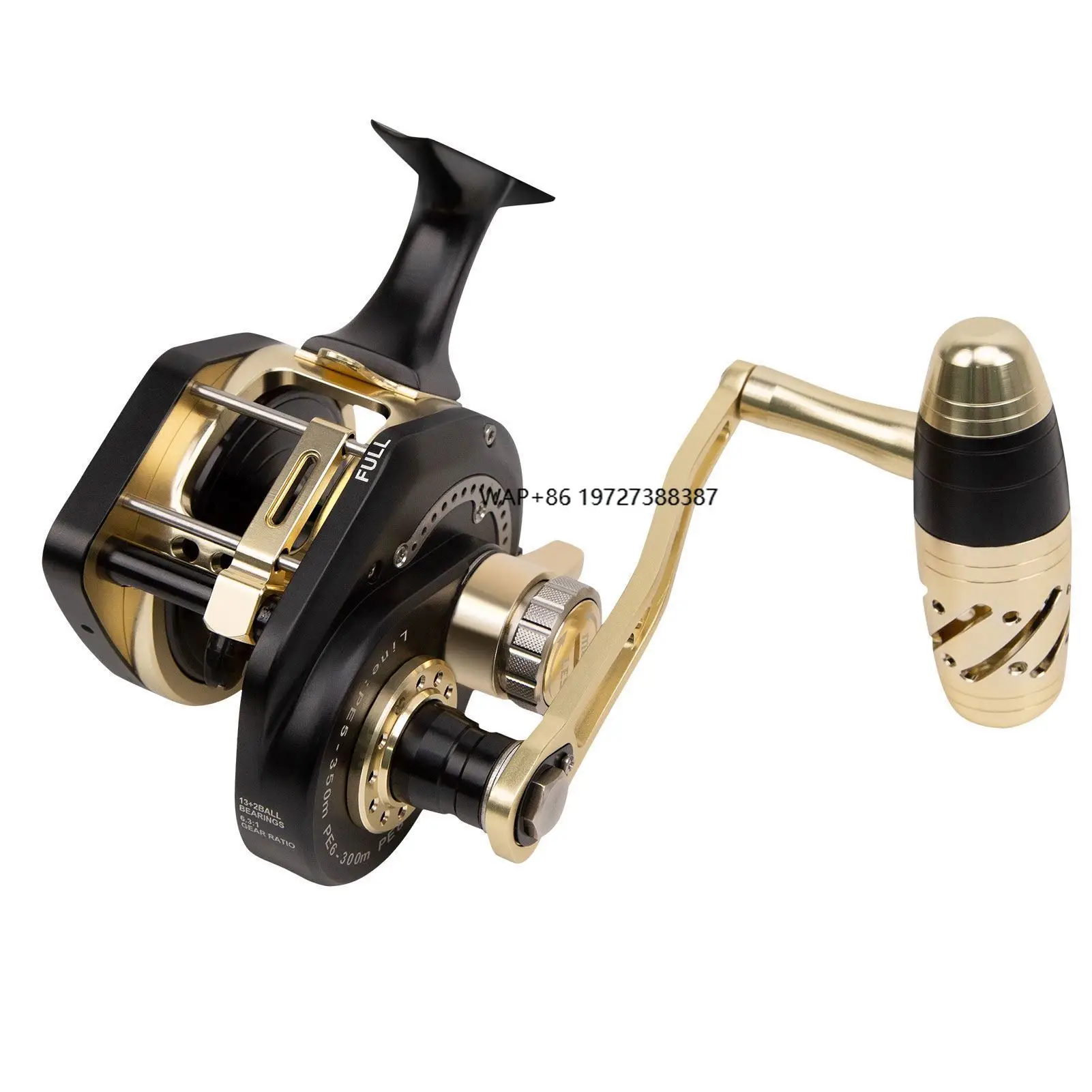 

Stock Jigging Master Trolling Reels Aluminum CNC Machined Fishing Reel Sea Boat Jigging Reel