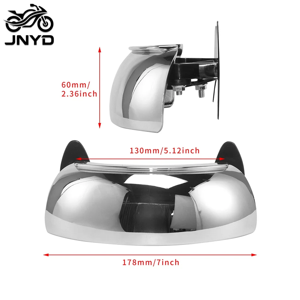 JNYD Motorcycle Windscreen 180 Degree Blind Spot Mirror Wide Angle Rearview Mirrors Small Rear View Mirror For BMW Yamaha Honda