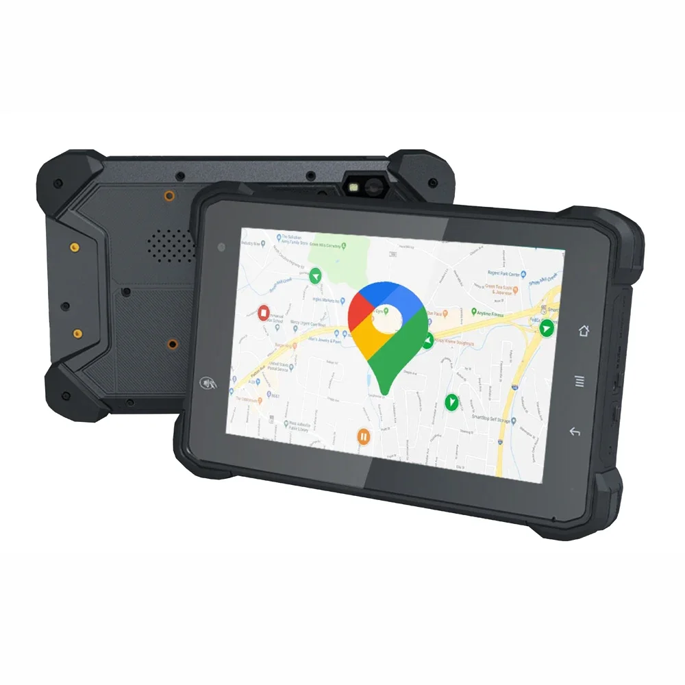 7 Inch Rugged Android 11 Vehicle Display Terminal GSM GPS 4G LTE CanBus For Tractor Navigation With Docking Station