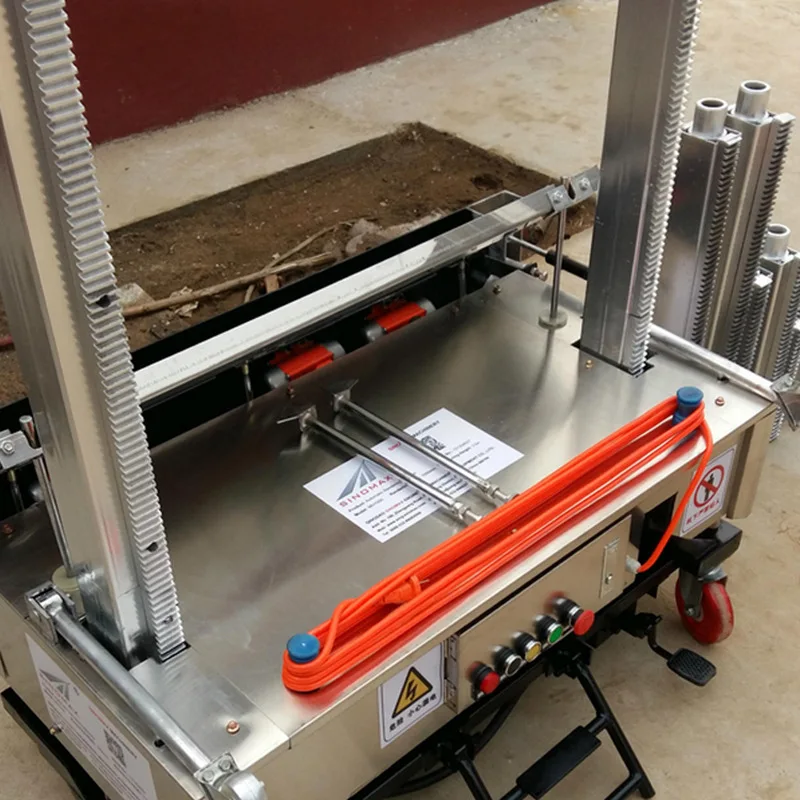 Automatic plastering machine Electric plastering wall cement mortar spraying machine Automatic decoration powder